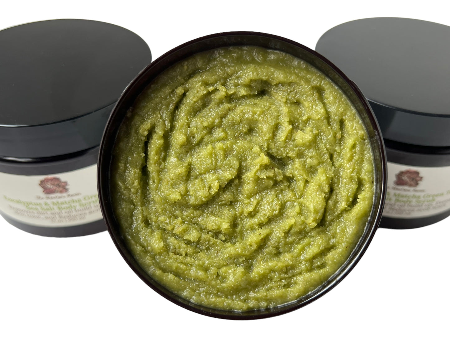 8oz/12oz Matcha Green Tea Sea Salt Scrub