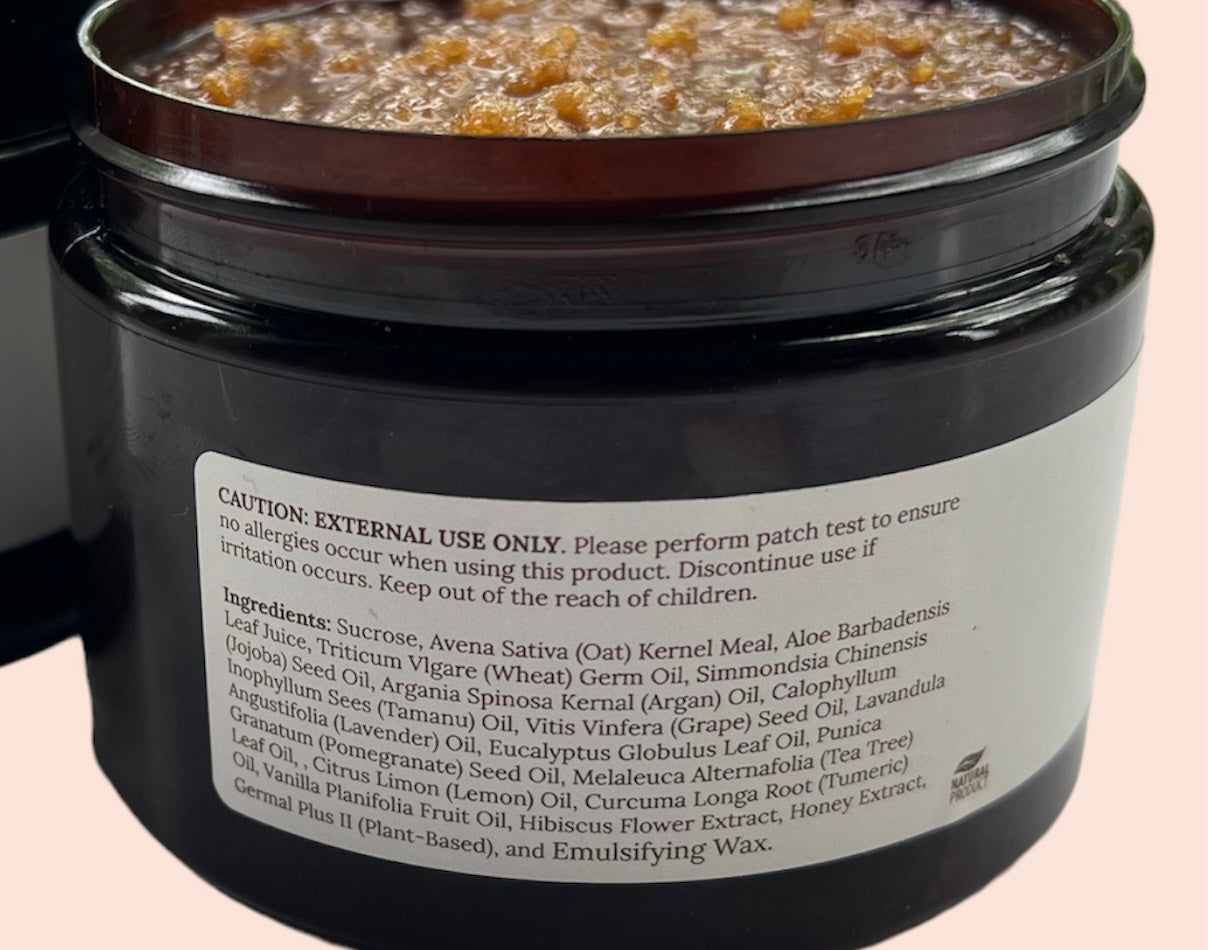 8oz/12oz Luxurious Brown Sugar Scrub
