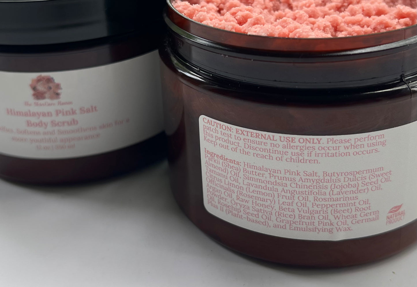8oz/12oz Himalayan Pink Salt Scrub
