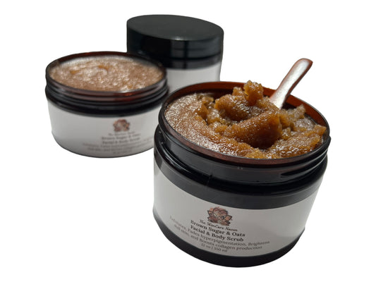 8oz/12oz Luxurious Brown Sugar Scrub